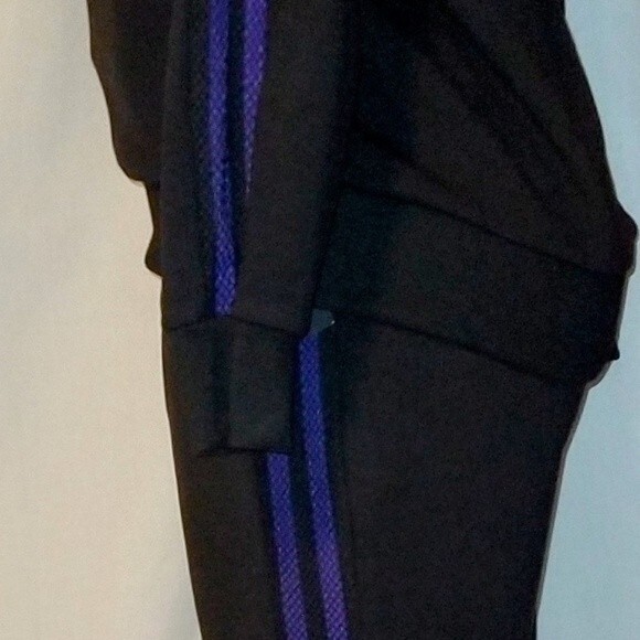 Black/Purple Mesh Sweatsuit L - Picture 2 of 16